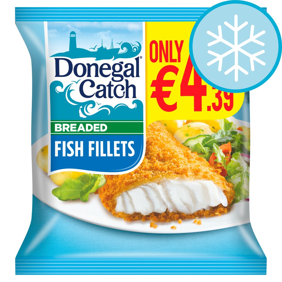 Donegal Catch Breaded Fish Fillets 380g PMP