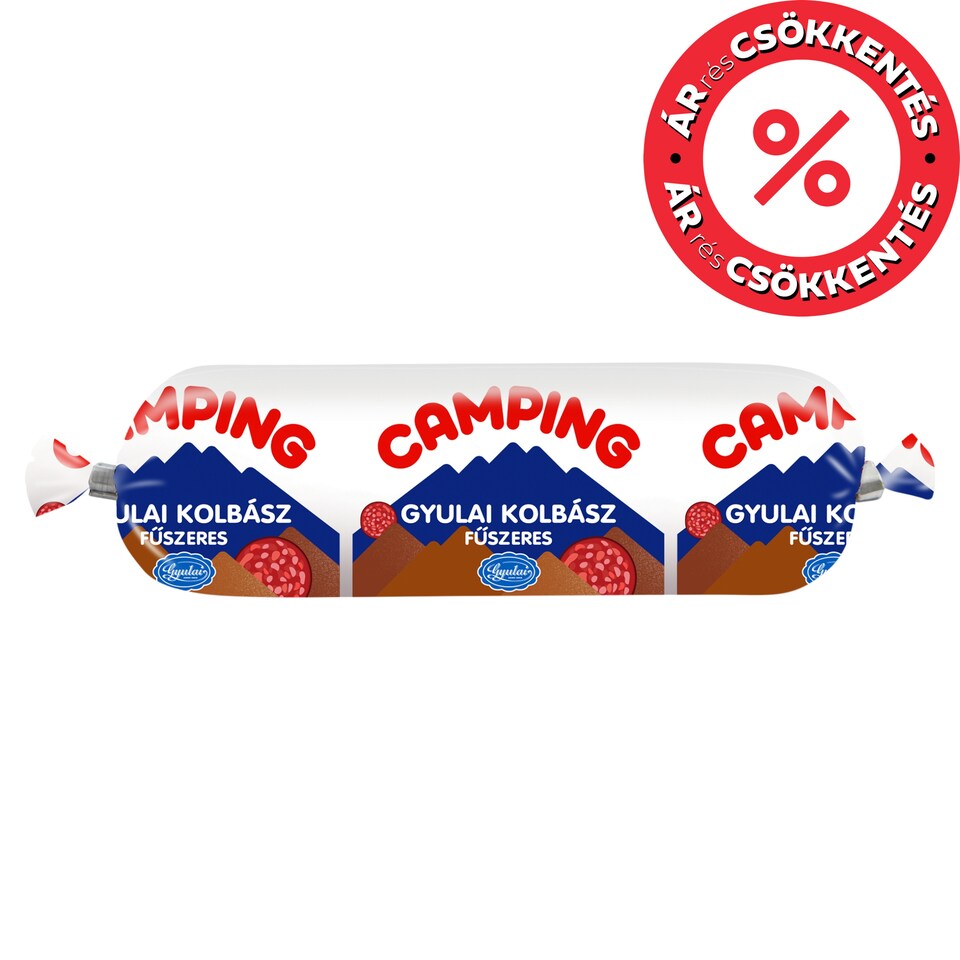 Camping Gyulai Sausage Spicy Spreadable Semi-Fat Processed Cheese 100 g