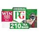 image 1 of PG Tips Original Black Tea 210 Tea Bags 609g