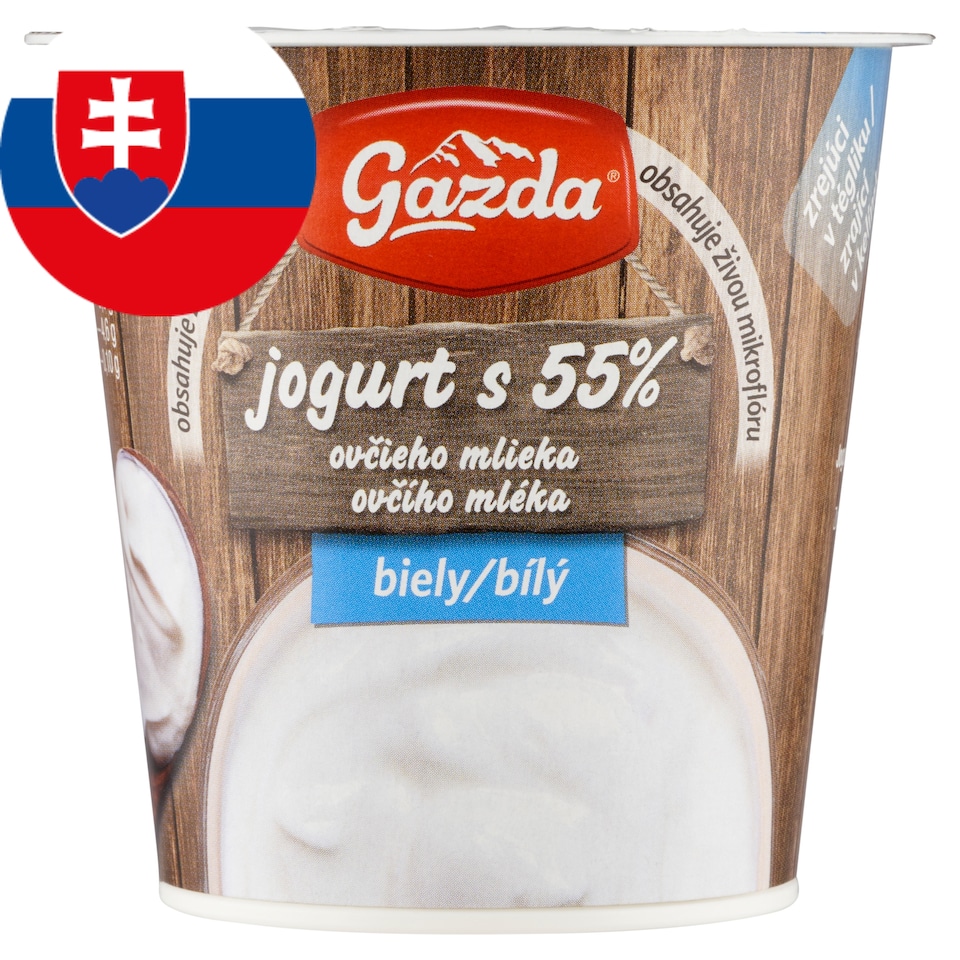Gazda Yogurt from Sheep and Cow Milk White 145 g