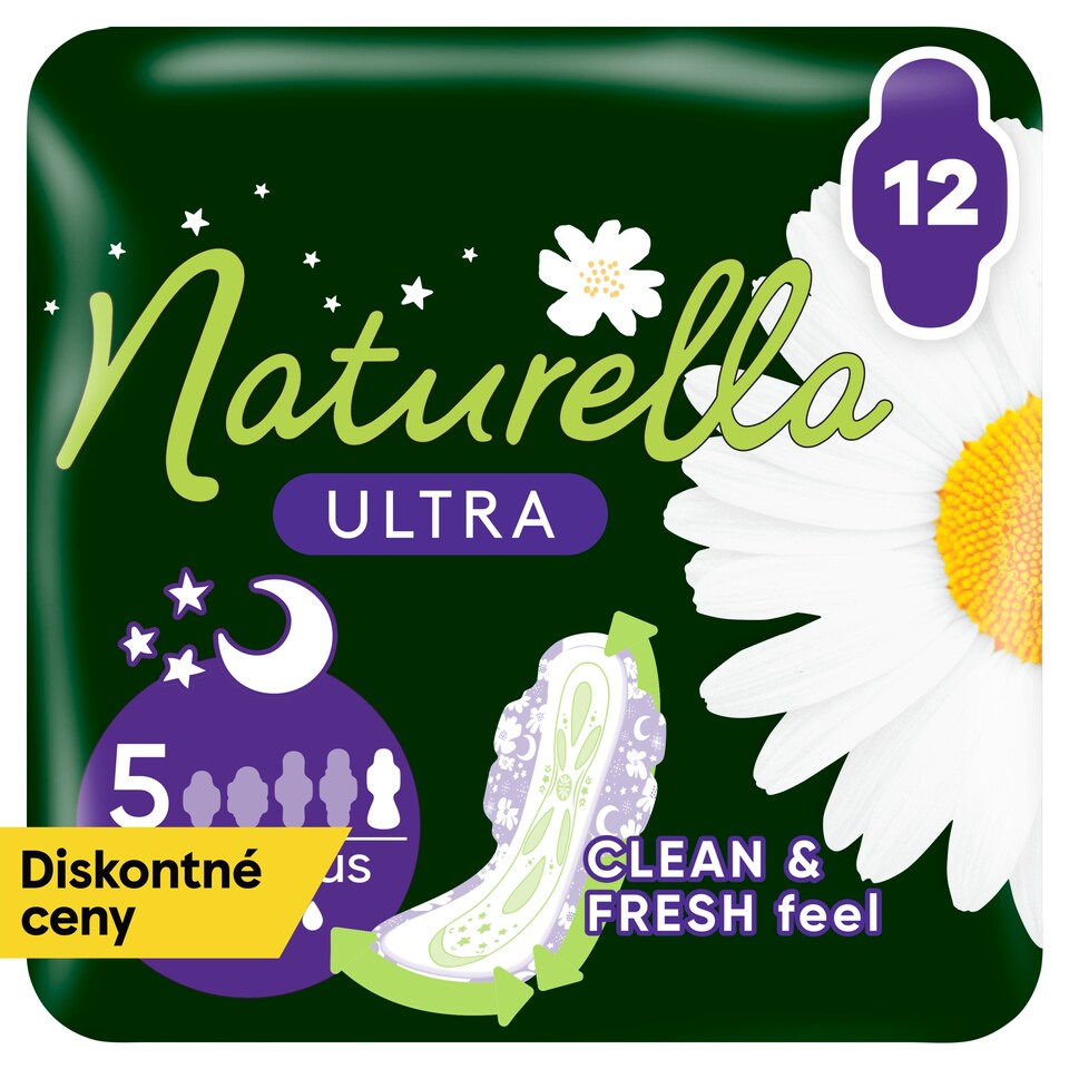 image 1 of Naturella Ultra Night Plus size 5 Pads With Wings 12