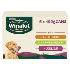 WINALOT® Classics Meat in Jelly Wet Dog Food 6x400g