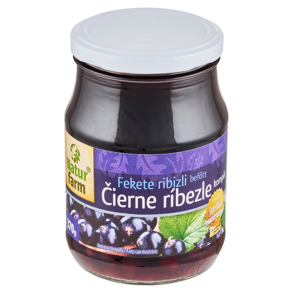 obrázok 1 z Natur Farm Čierne ríbezle kompót 370 g