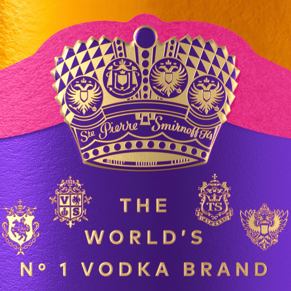 image 1 of Smirnoff Mango & Passionfruit Vodka Twist Bottle 37.5% Vol 70cl