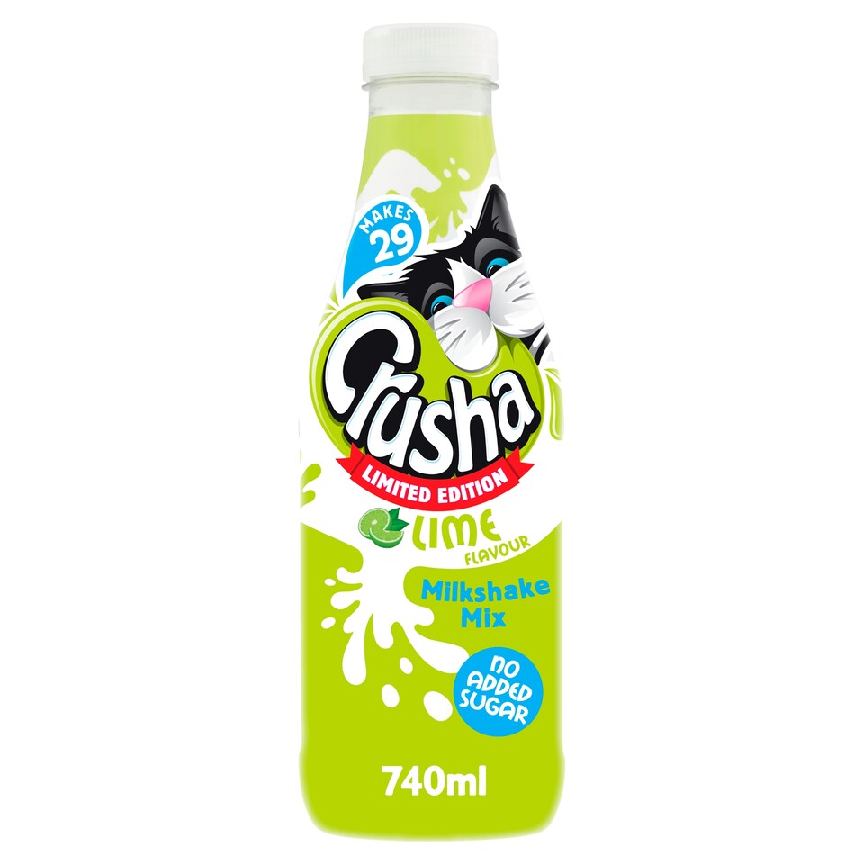 Crusha Limited Edition Milk Shake Mix Lime Flavoured 500Ml