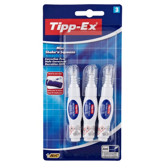 TippEx Mini Shake & Squeeze Correction Pens Tesco Groceries