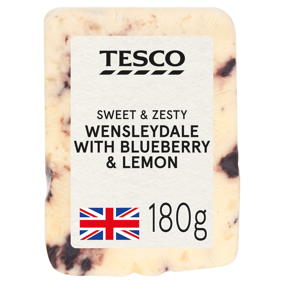 Tesco Wensleydale with Blueberry & Lemon 180g