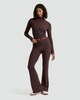 image 1 of OH ME OH MY Ribbed Foldover Waist Co-ord Leggings in Brown