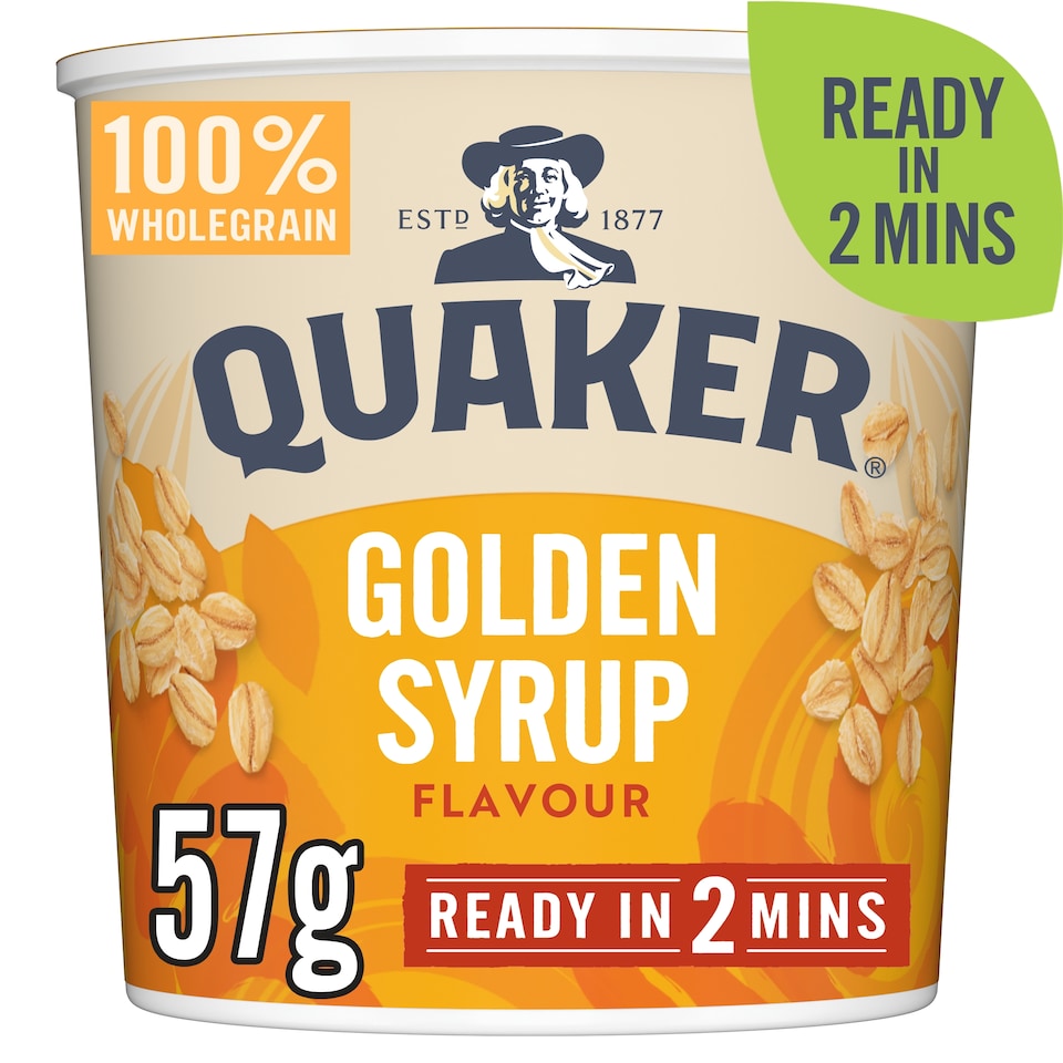 image 1 of Quaker Oat So Simple Golden Syrup Porridge Pot 57g
