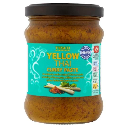 Tesco Yellow Thai Curry Paste 220G