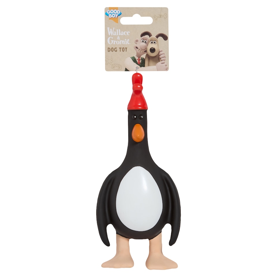 Good Boy Wallace & Gromit Honking Feathers Dog Toy