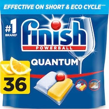 Finish Quantum All In One 36 Dishwasher Tablets Lemon 374.4g