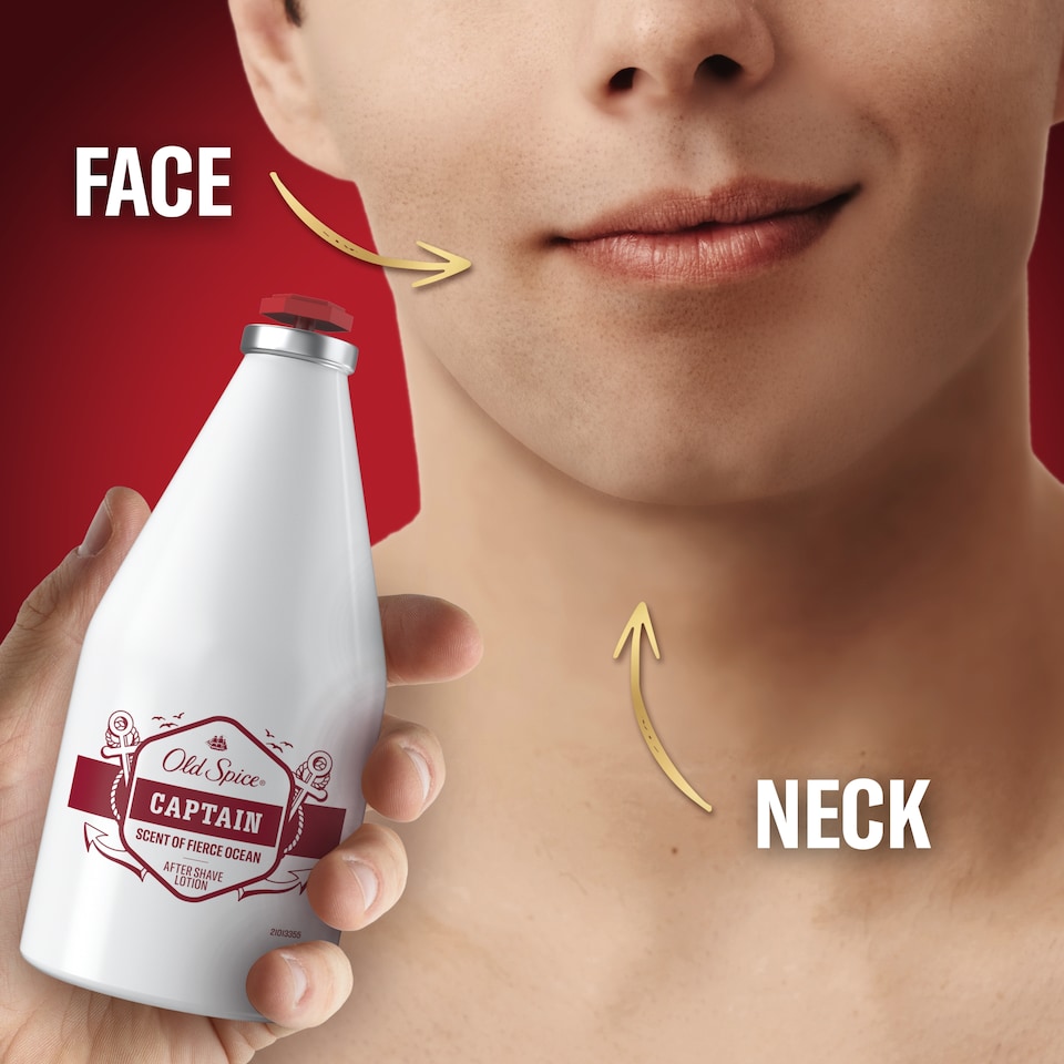 image 1 of Old Spice Captain Borotválkozás Utáni Arcszesz Férfiaknak, 100 ml