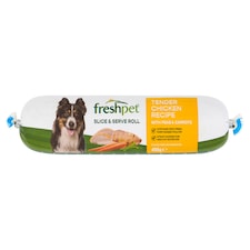 Freshpet Tender Chicken with Peas & Carrots Fresh Dog Food Roll 400g