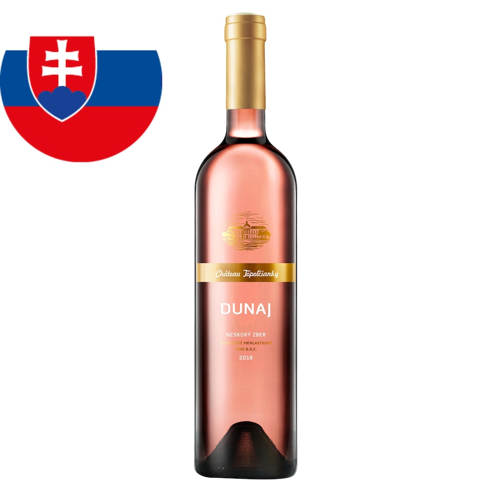 Château Topoľčianky Danube Late Harvest Slovak Wine with PDO Pink Semisweet 0.75 L