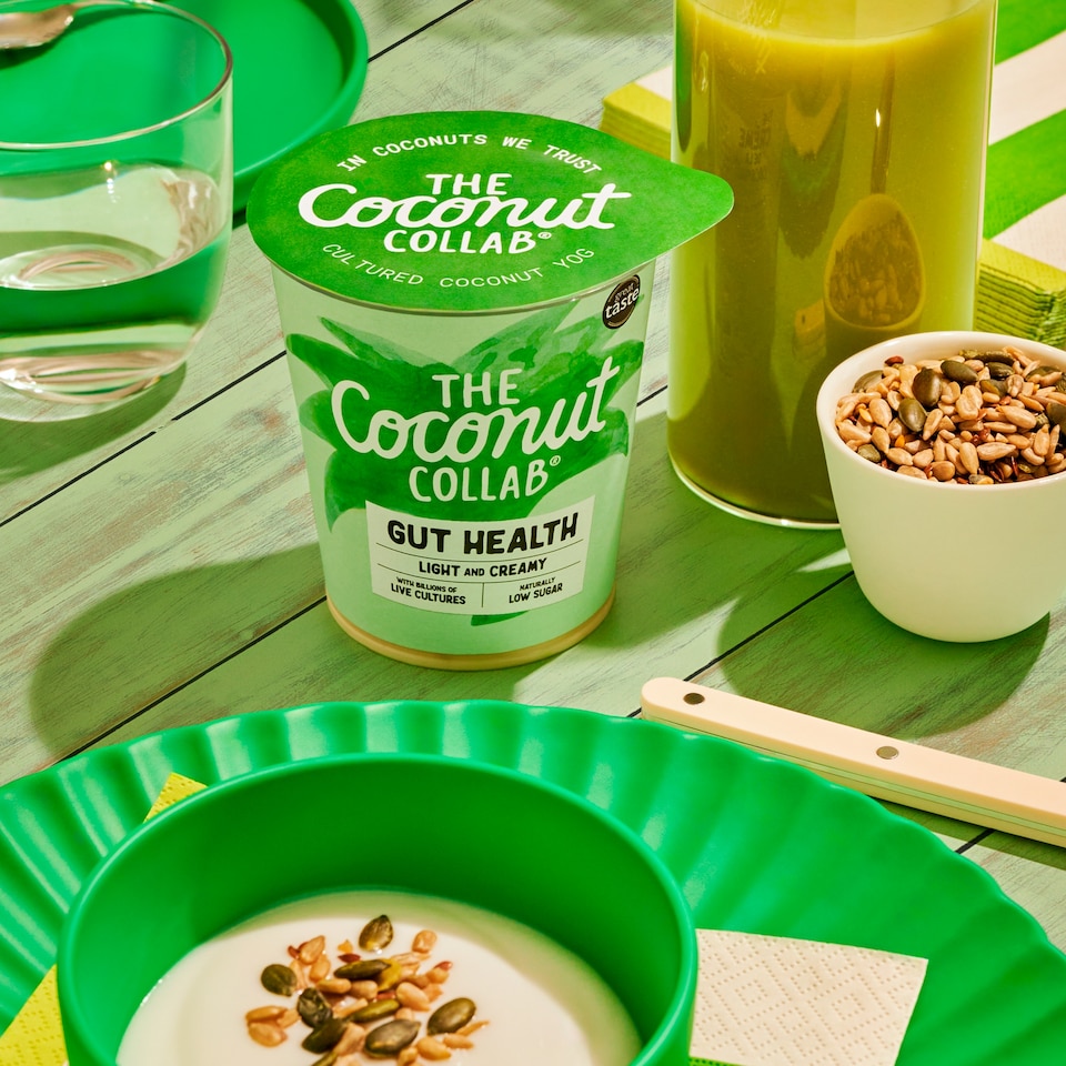 image 1 of The Coconut Collab Plain Gut Health Coconut Yoghurt 350g