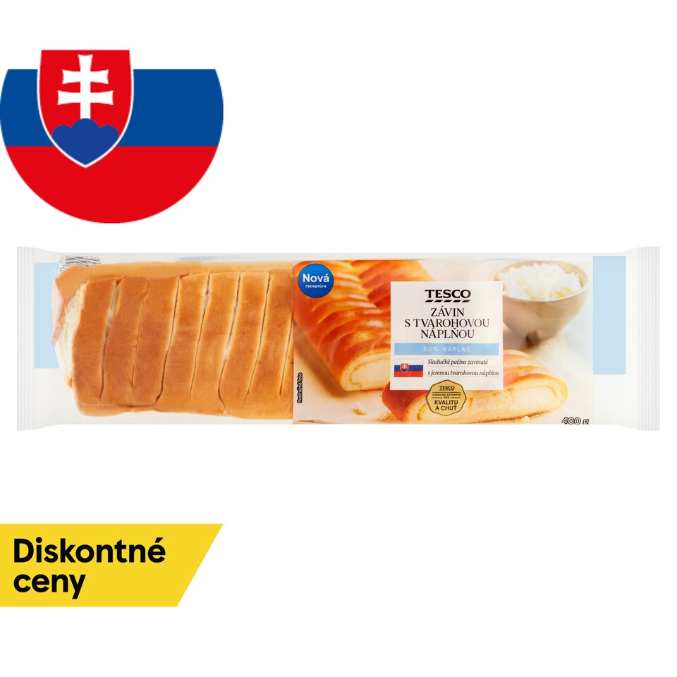 Tesco Strudel with Curd Filling 400 g