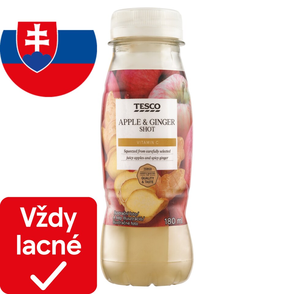 Tesco Apple & Ginger Shot 180 ml
