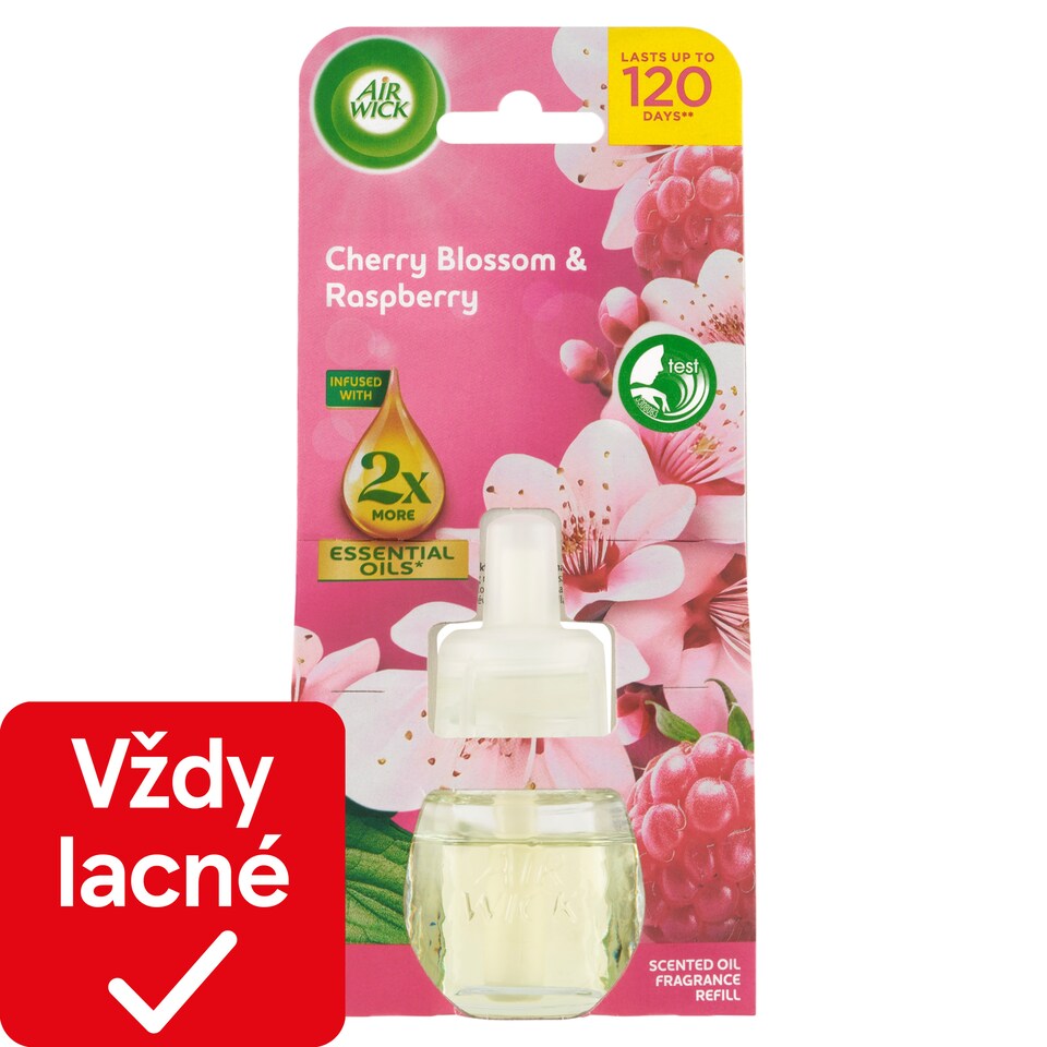 obrázok 1 z Air Wick Tekutá náplň do elektrického prístroja čerešňový kvet a malina 19 ml