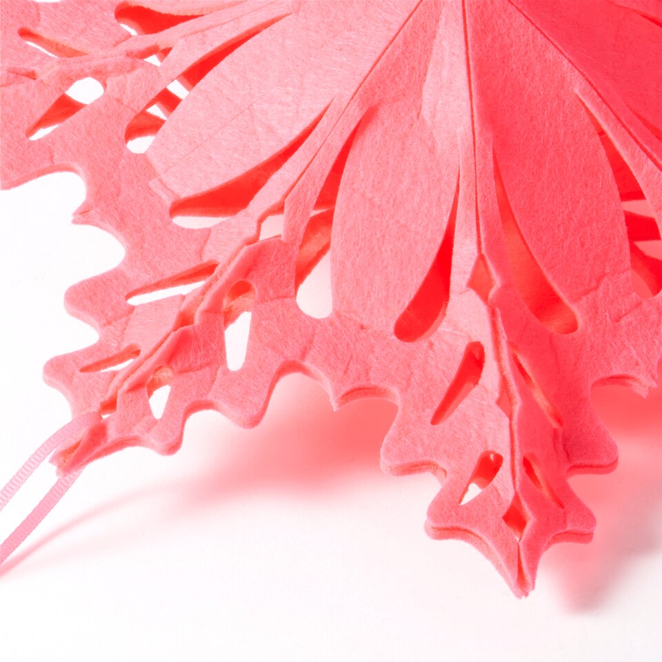 image 1 of Paperchase Neon Christmas Snowflake Decoration