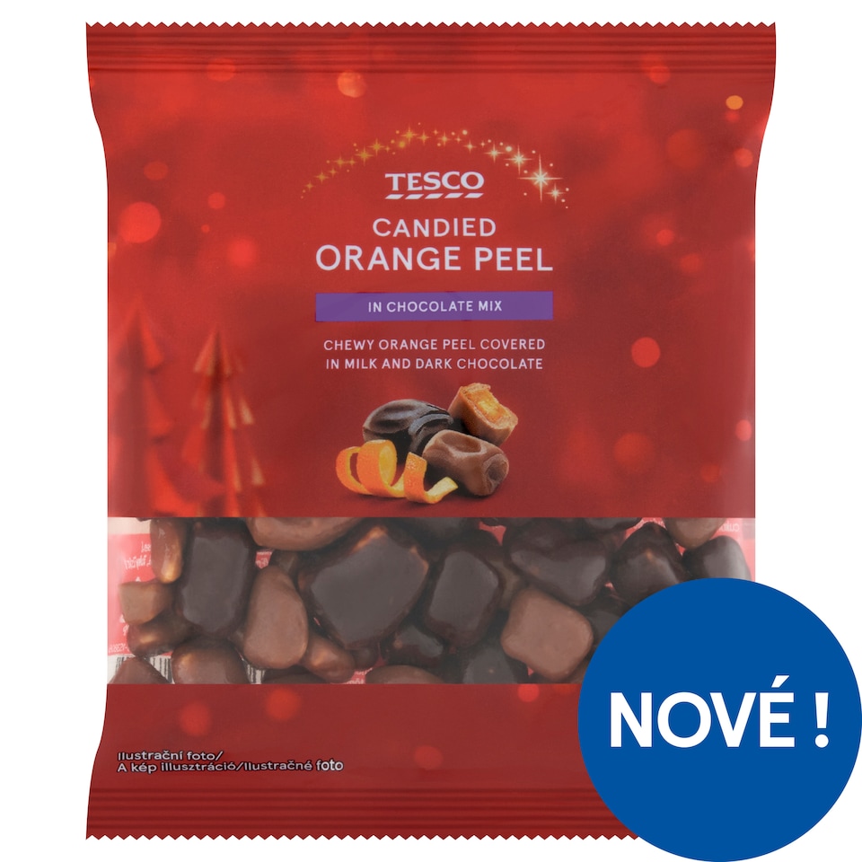 Tesco Candied Orange Peel in Chocolate Mix 110g