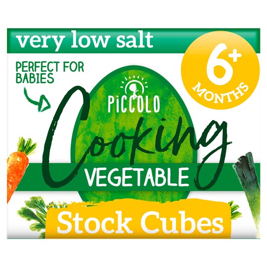 Piccolo Organic Vegetable Stock Cube 48G Tesco Groceries