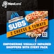 image 2 of Chicago Town Subs Cheese & Tomato 2 x 125g