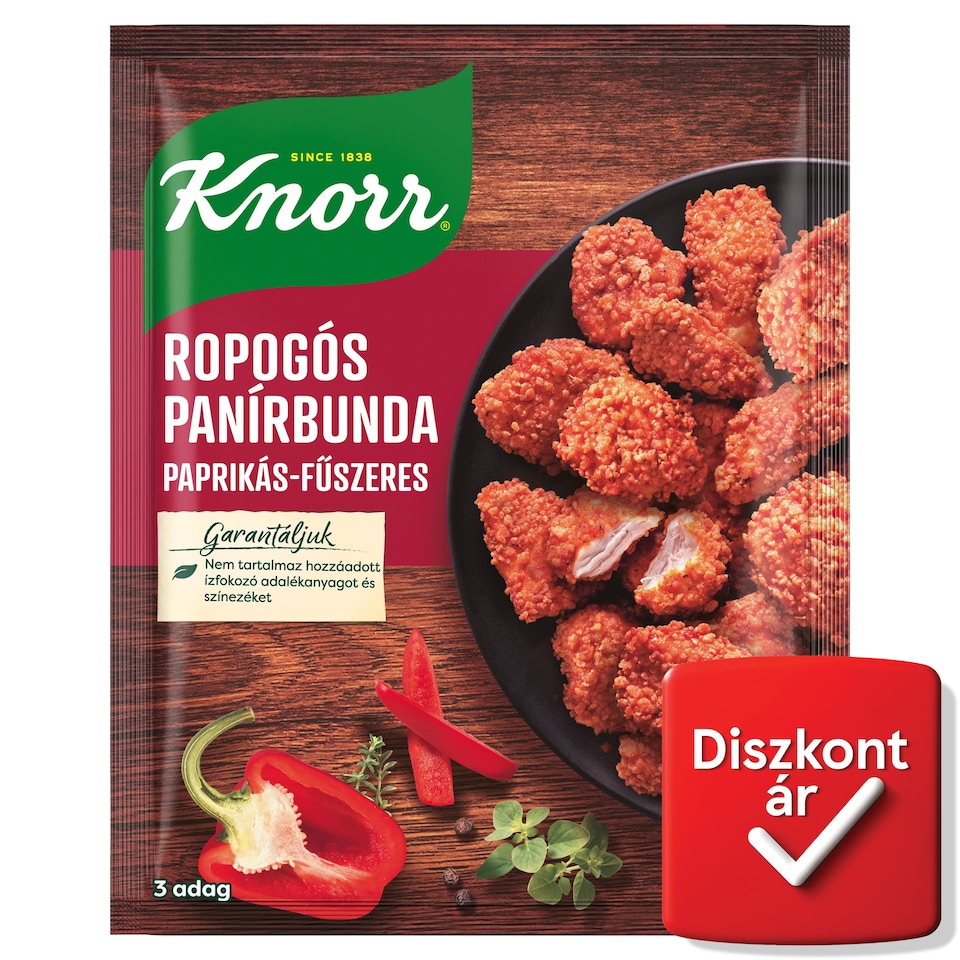 Knorr paprikás-fűszeres ropogós panírbunda 70 g