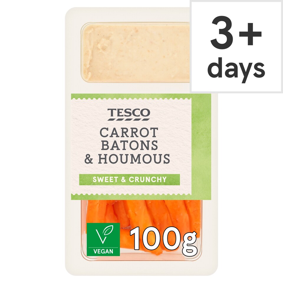 Tesco Carrot & Houmous 100g