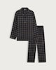 image 5 of F&F Pure Cotton Check Print Pyjama Set in Green