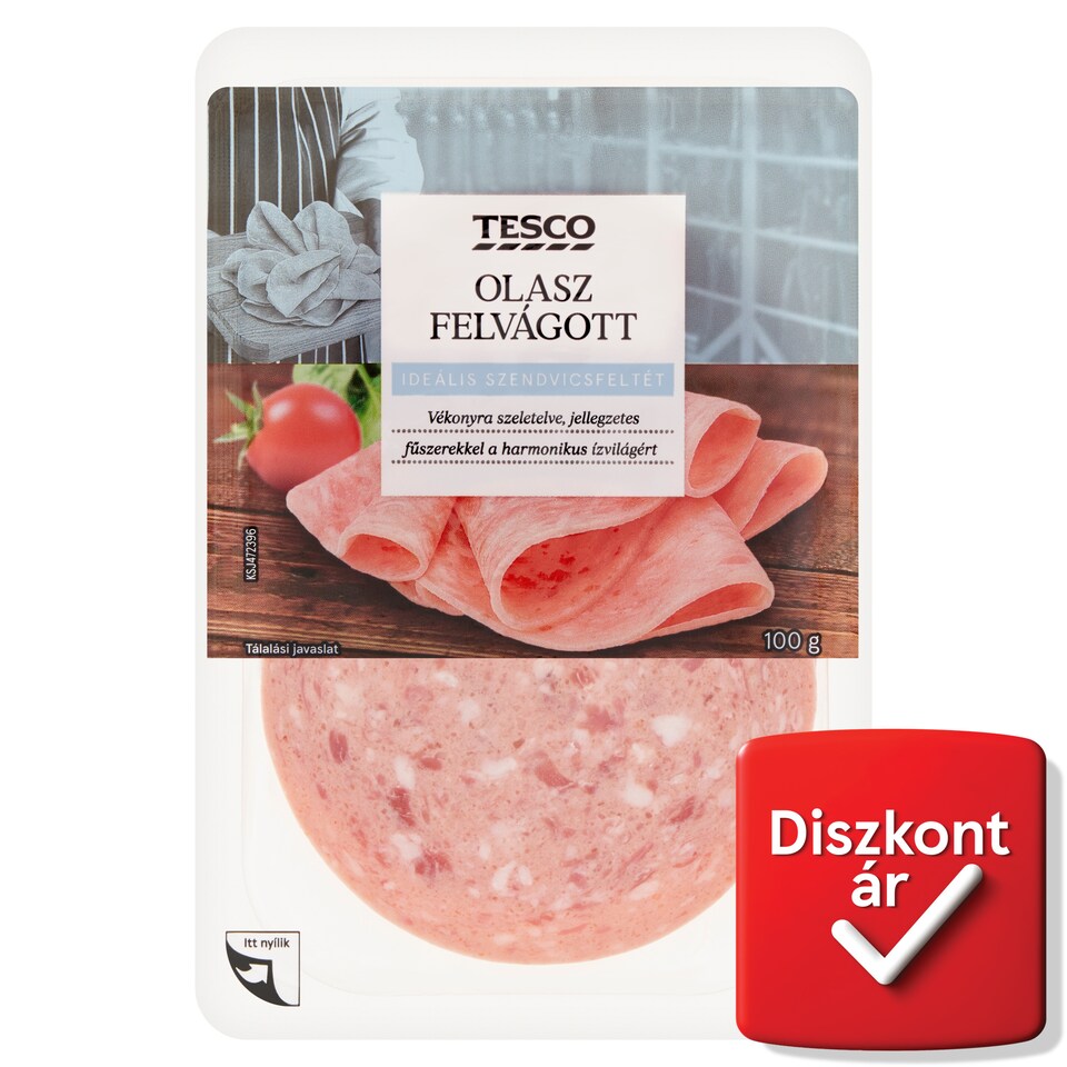 Tesco szeletelt olasz felvágott 100 g