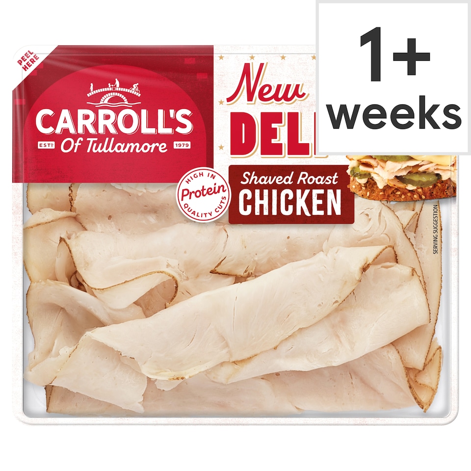 Carroll's Deli Shaved Roast Chicken 90G