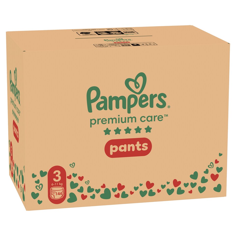 image 1 of Pampers Premium Care Pants Size 3, 144 Diapers, 6kg-11kg