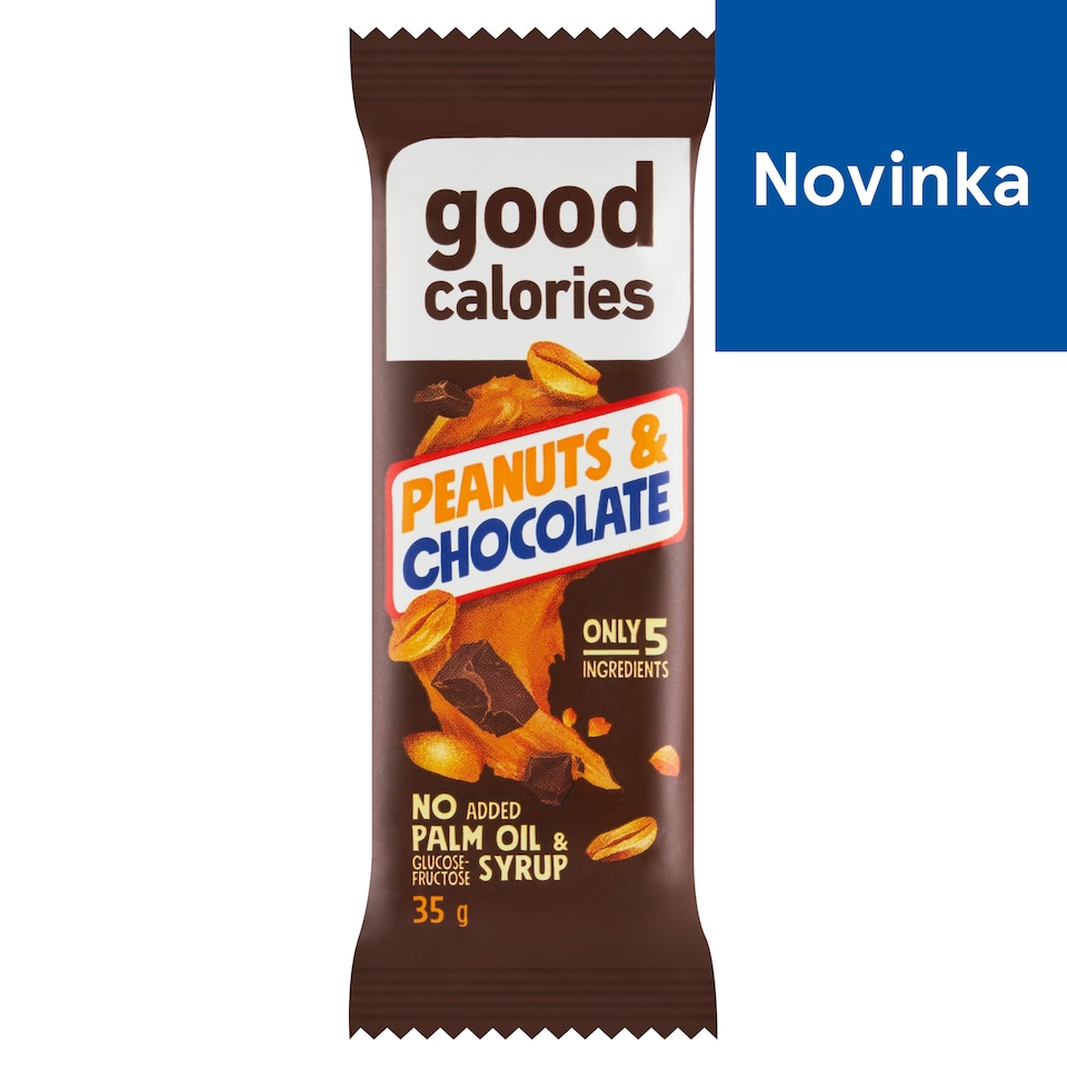 Good Calories Datľová tyčinka s arašidmi a čokoládou 35 g