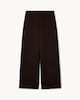 image 5 of F&F Wide Leg Co-ord Trousers in Brown