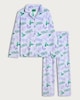 image 4 of Wicked Elphaba Print Button Through Pyjamas in Lilac