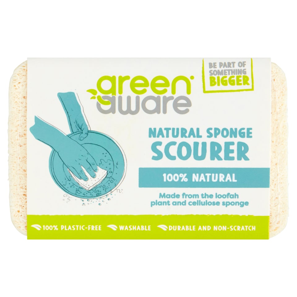 Green Aware Natural Sponge Scourer