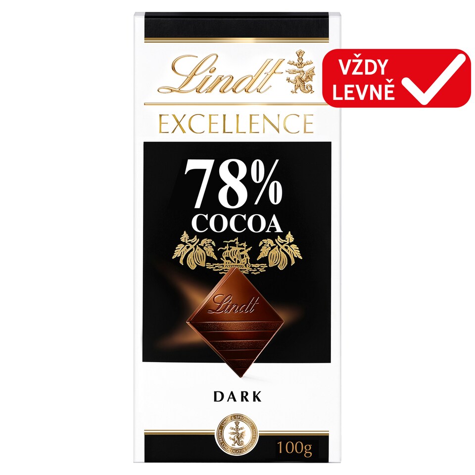 Lindt Excellence Smooth Dark Chocolate 78% 100g