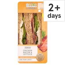 Tesco Chicken Bacon & Lettuce Sandwich