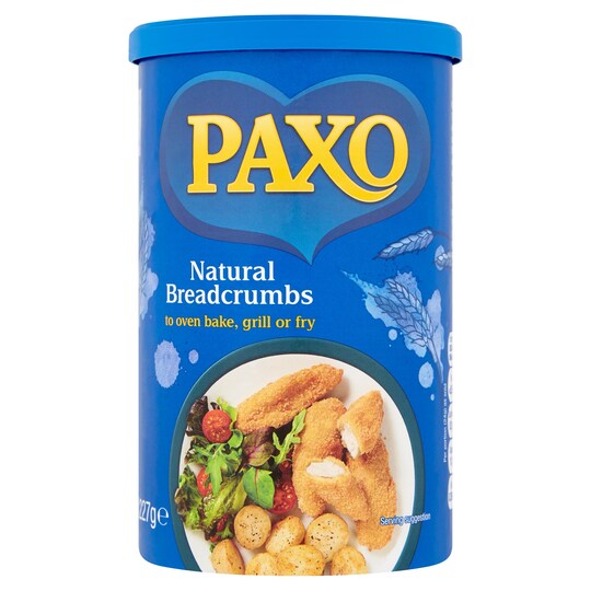 Paxo Natural Breadcrumbs 227G Tesco Groceries