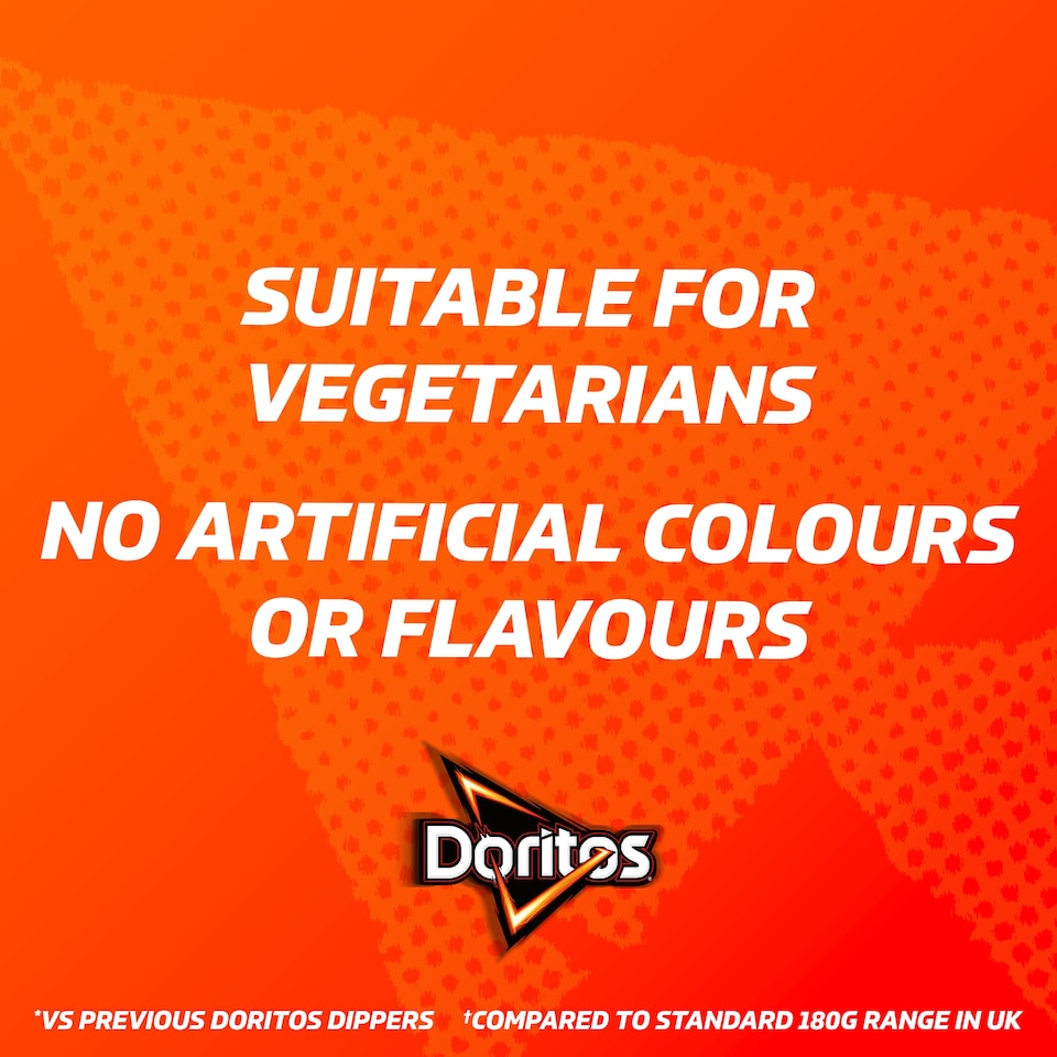 image 1 of Doritos Dippers Tortilla Chips Sour Cream & Onion Crisps 230g