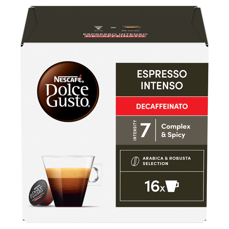 obrázok 1 z NESCAFÉ Dolce Gusto Espresso Decaffeinato - káva v kapsulách - 16 kapsúl v balení