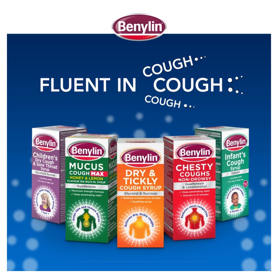 image 1 of Benylin Dry & Tickly Cough Relief Syrup 300ml