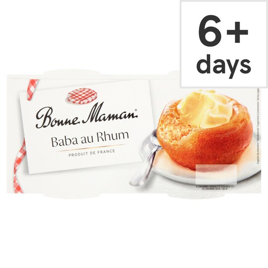 Bonne Maman Baba Rhum 2X 140G Tesco Groceries