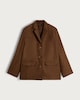 image 5 of F&F Faux Suede Blazer in Brown