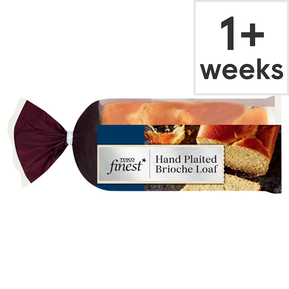 Tesco Finest Hand Plaited Brioche Loaf 400g