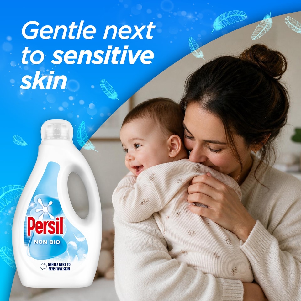 image 1 of Persil Non Bio Laundry Washing Liquid Detergent 35 Washes 945ML