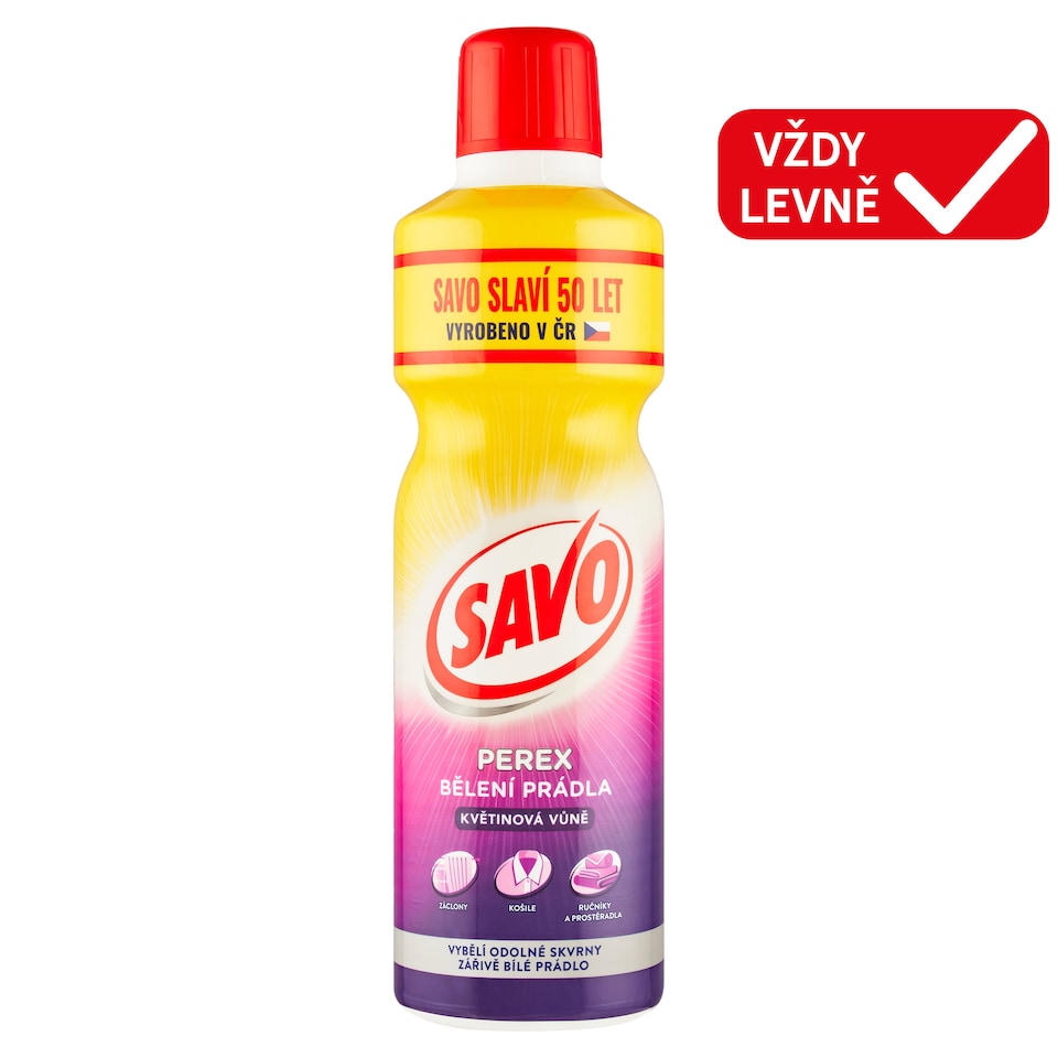 Obrázek 1 pro produkt SAVO Perex květinová vůně 1,2l