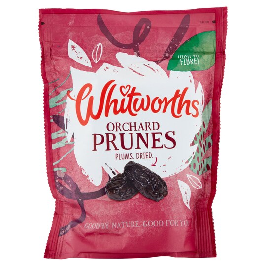 Whitworths Dried Chilean Orchard Prunes 210G Tesco Groceries