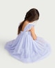 image 3 of F&F Girls Ruffle Detail Sleeveless Dress in Blue